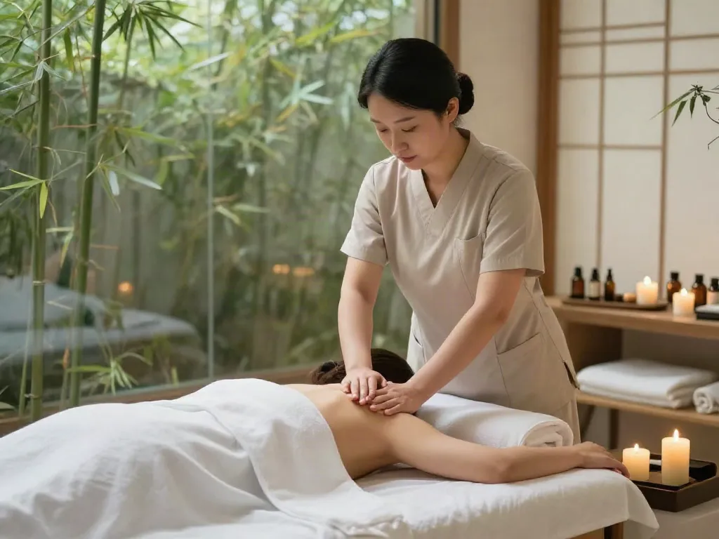 Experience a soothing 까치산출장안마 session in a tranquil spa setting.